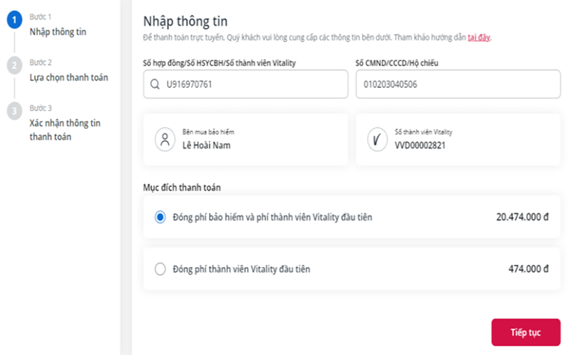 thanh toán trực tuyến AIA (hình 4)