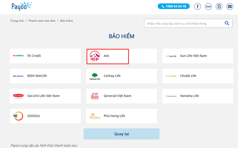 thanh toán trực tuyến AIA (hình 10)