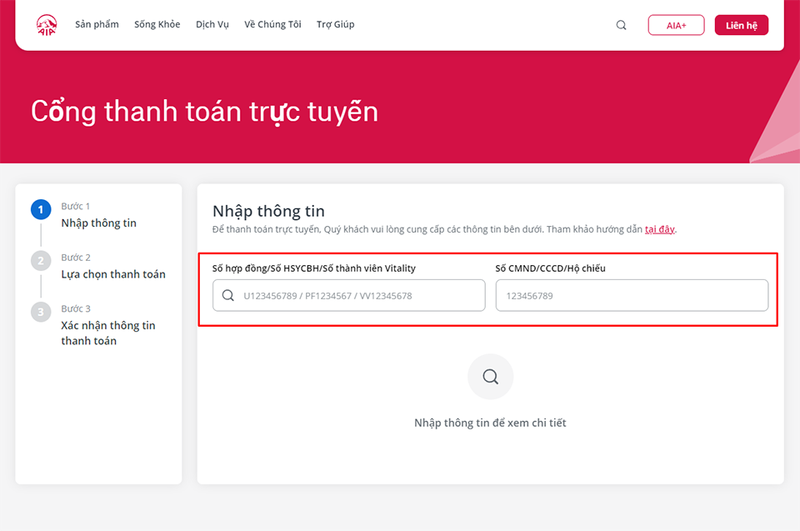 thanh toán trực tuyến AIA (hình 3)