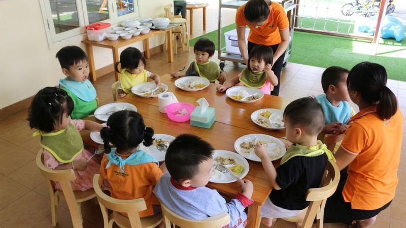 Gợi ý thực đơn chuẩn tháp dinh dưỡng cho trẻ mầm non
