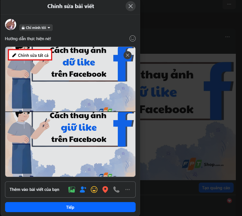 thay đổi ảnh không mất lượt like trên Facebook 4.png
