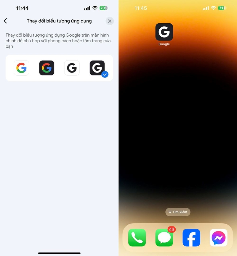 Cách thay đổi biểu tượng ứng dụng Google trên điện thoại ảnh 3