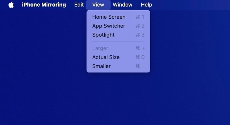 Cách thay đổi kích thước cửa sổ iPhone Mirroring