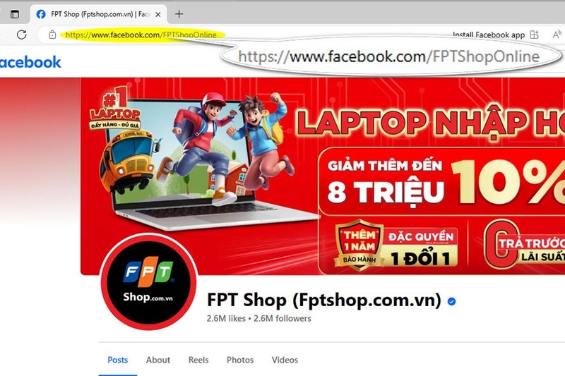 Thay đổi link FB trên điện thoại iPhone - Ảnh 02