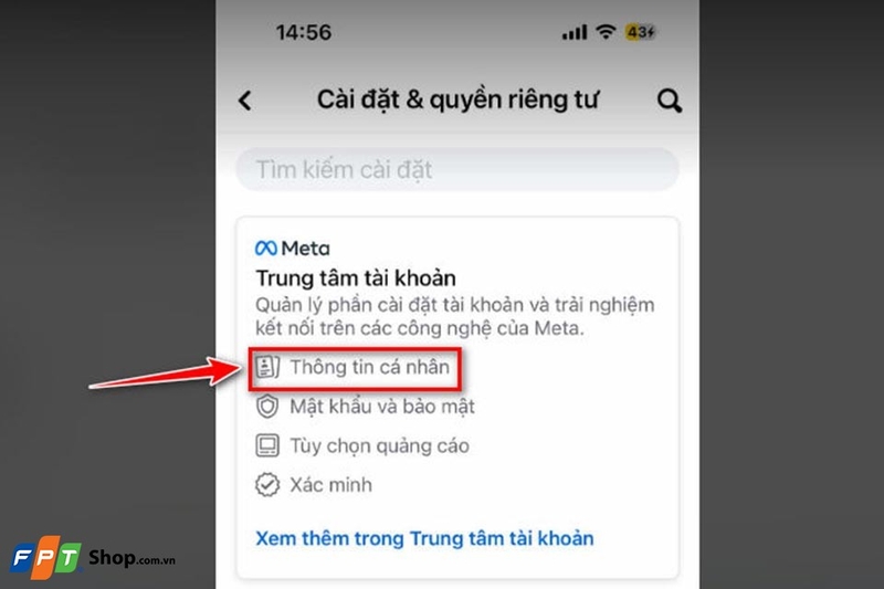 Thay đổi link FB trên điện thoại iPhone - Ảnh 07