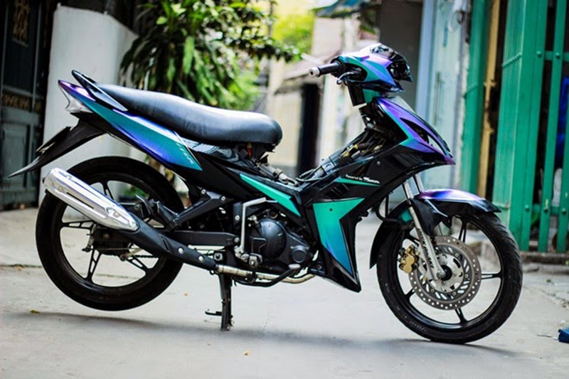 Thay đổi màu sơn xe máy phạt bao nhiêu - 03