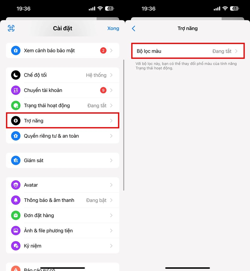 Cách thay đổi phổ màu cho biểu tượng Trạng thái hoạt động trên Messenger ảnh 2