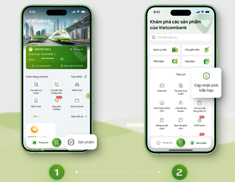 thay đổi thông tin tài khoản ngân hàng vietcombank online - Hình 8