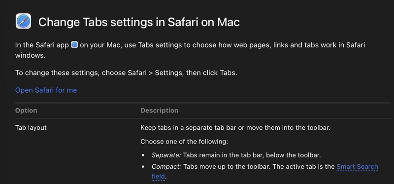 thay đổi tùy chọn Tab trong Safari trên máy Mac - Hình 6