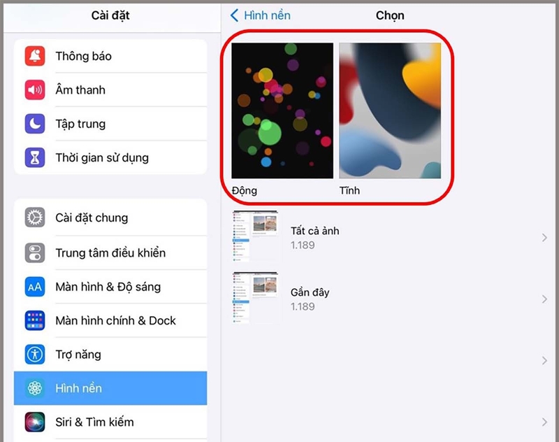 Thay đổi hình nền trên iPad 3
