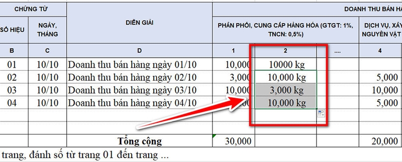 Cách thêm đơn vị vào ô trong Excel - 10