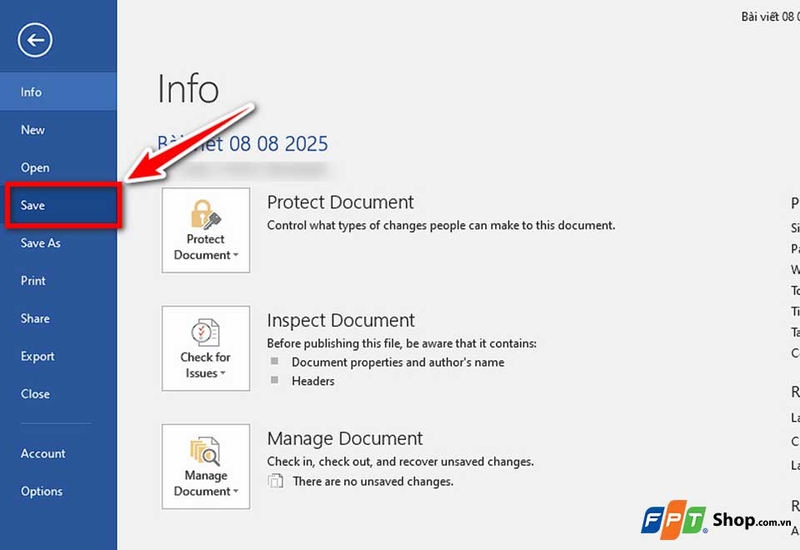 Cách thêm dòng cho Header, Footer trong Word - 01