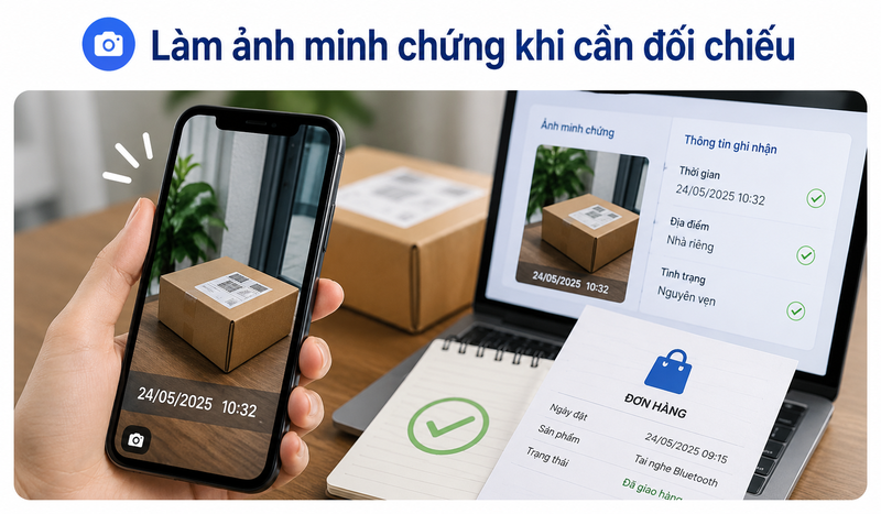thêm ngày giờ vào ảnh đã chụp 1