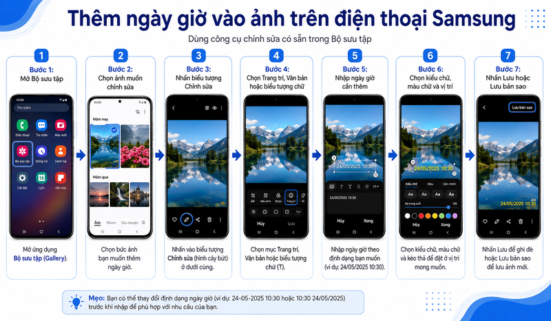 thêm ngày giờ vào ảnh đã chụp 6