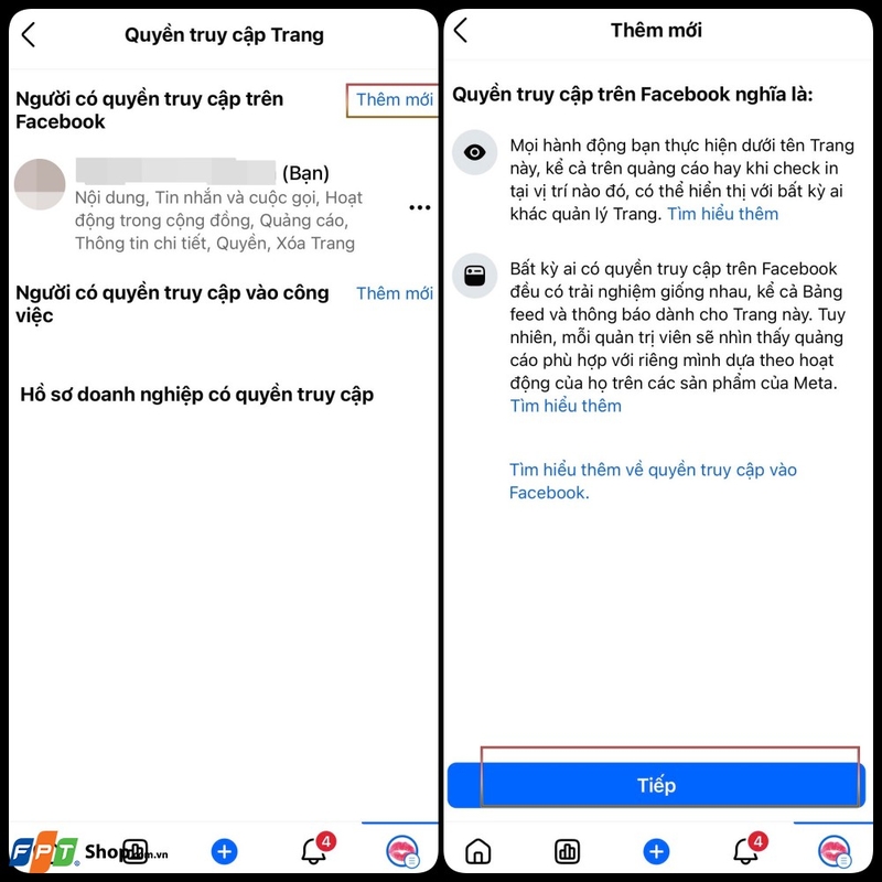 Thêm quản trị viên vào Fanpage trên điện thoại ảnh 11