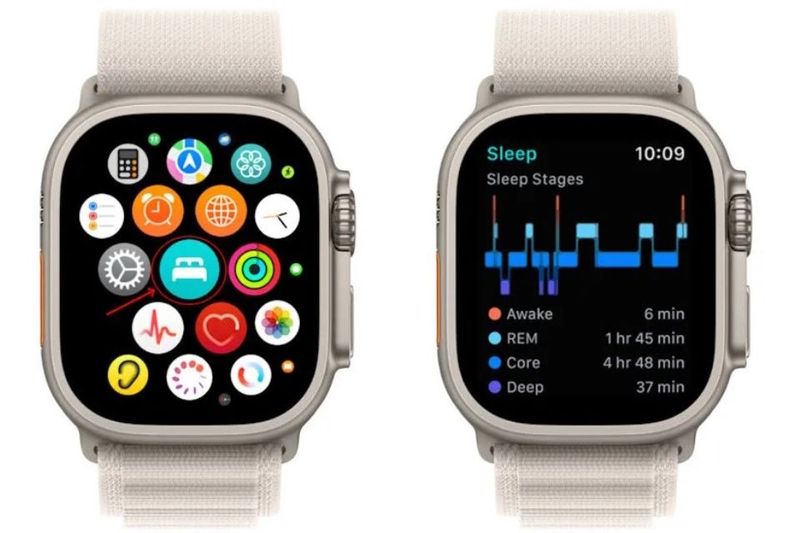 Thiết lập theo dõi giấc ngủ trực tiếp trên Apple Watch