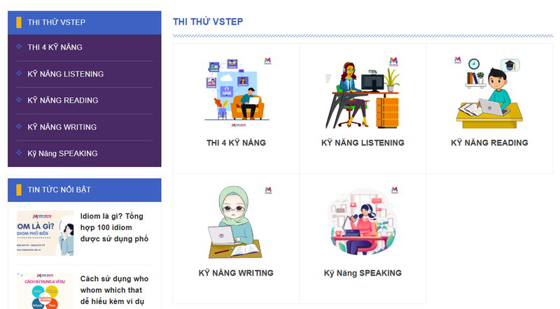 thi thử vstep online (ảnh 4)