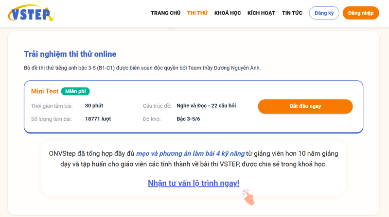 thi thử vstep online (ảnh 7)