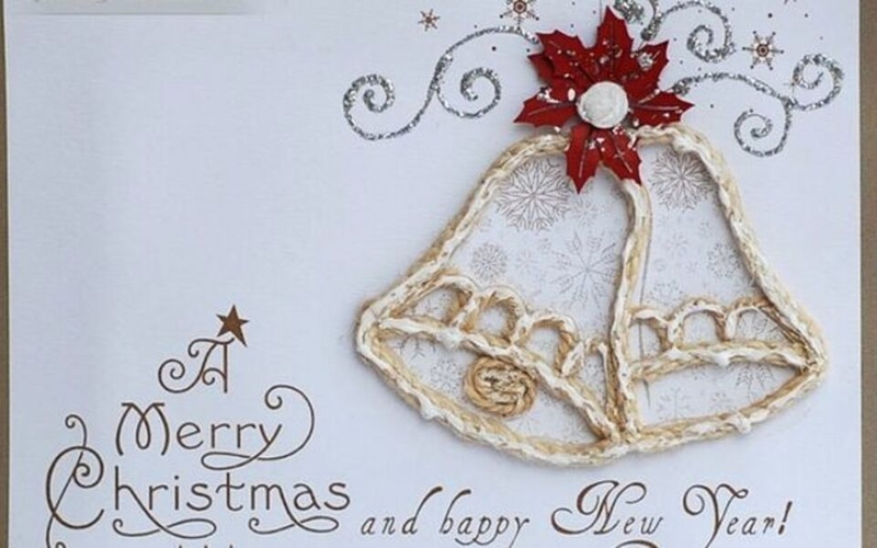 Thiệp Giáng Sinh hình nổi