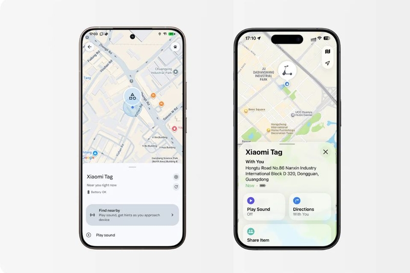 Kết nối với Apple Find My và Google Android Find Hub