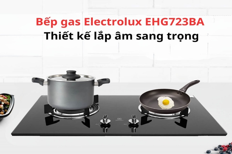 bếp gas thiết kế sang trọng