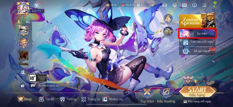 Cách thiết lập danh hiệu trong Liên Quân Mobile ảnh 1