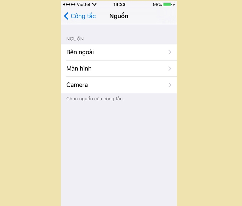 thiết lập điều khiển iPhone bằng lắc đầu 4