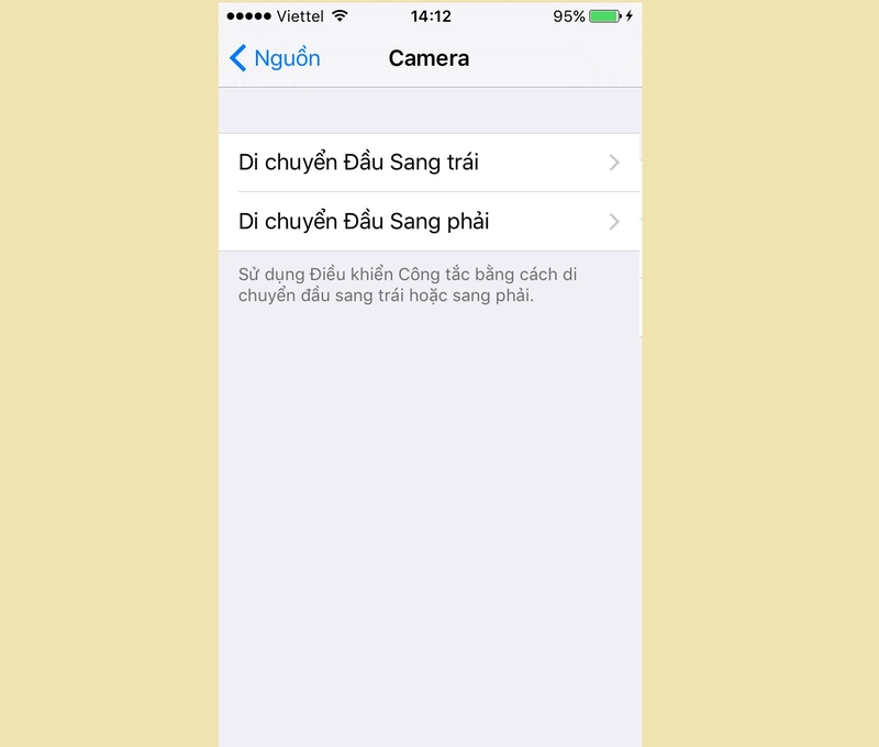 thiết lập điều khiển iPhone bằng lắc đầu 5