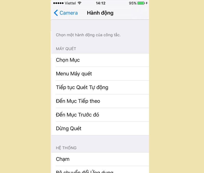 thiết lập điều khiển iPhone bằng lắc đầu 6