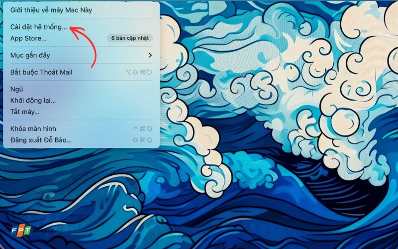 Đăng nhập bằng tài khoản Apple ở đầu thanh bên