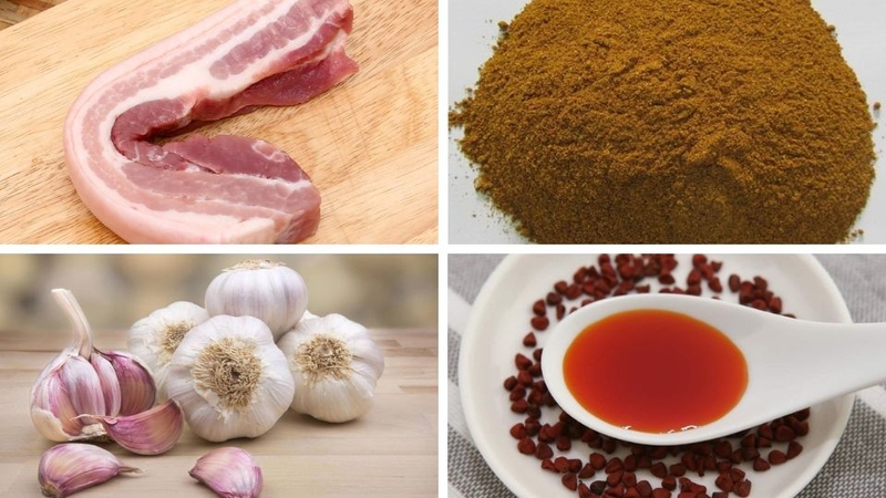 Nguyên liệu cần chuẩn bị