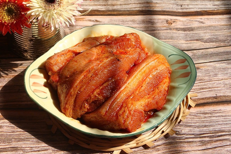 thịt ba chỉ rán húng lìu kiểu Bắc ảnh 4