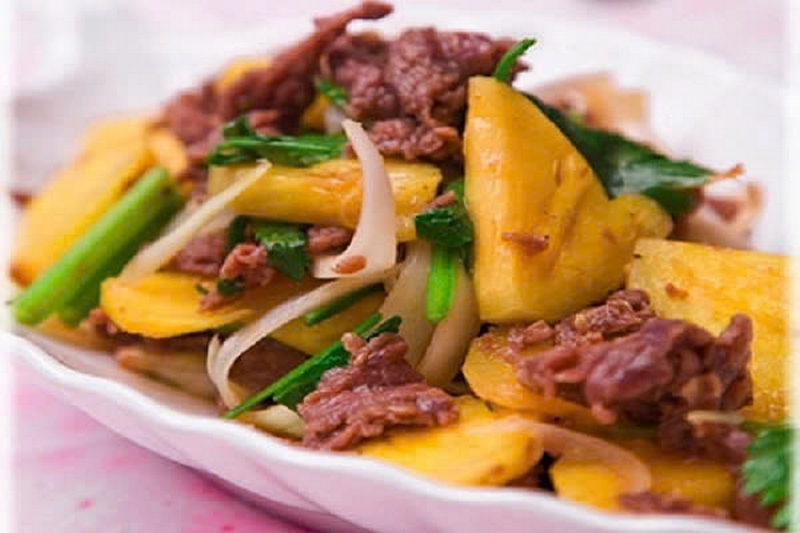 thịt bò xào dứa ảnh 6