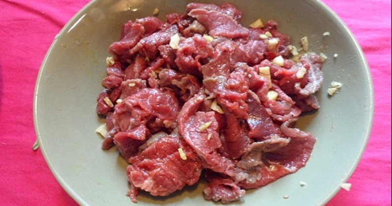 thịt bò xào nấm kim châm ảnh 6