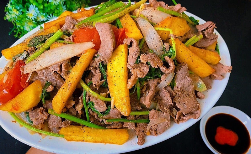 Cách làm thịt bò xào thập cẩm (ảnh 10)
