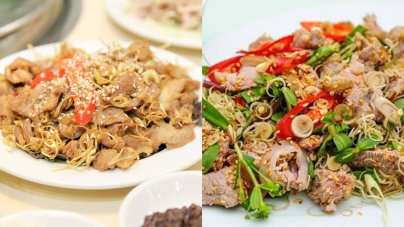 Thịt cừu xào sả ớt