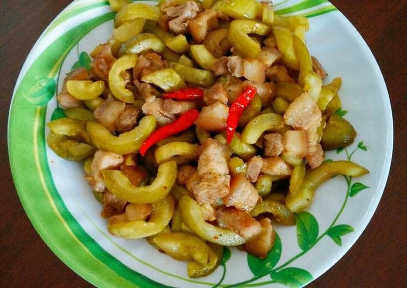thịt heo kho dưa gang ảnh 5
