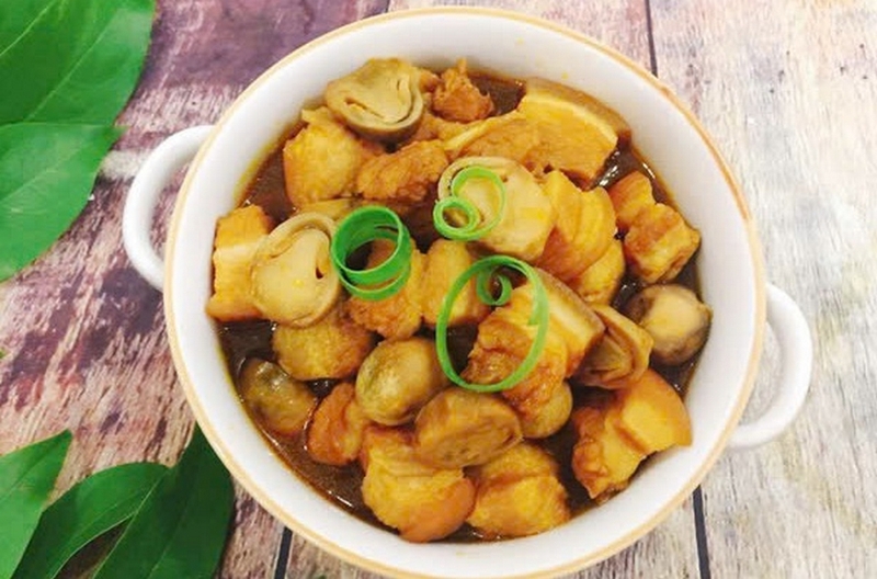 thịt kho nấm rơm ảnh 4