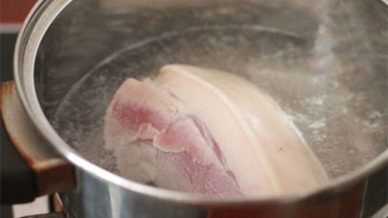 Thịt luộc chấm mắm tép 3