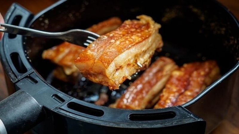 thịt nướng Hàn Quốc bằng nồi chiên không dầu 5