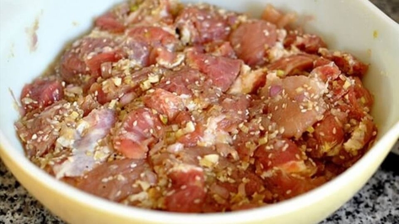 thịt rán ngũ vị hương 3