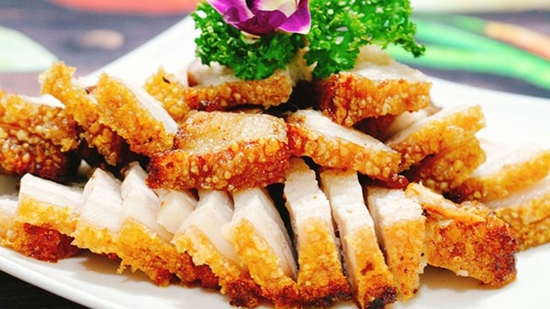 thịt rán ngũ vị hương 5