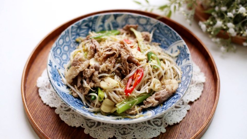 Bước 4: Hoàn thành và trình bày món ăn