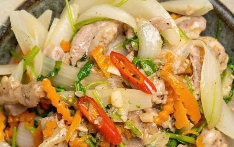 Thịt xào hành tây ảnh 4