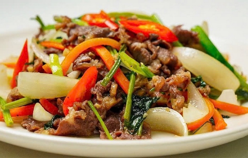 Thịt xào hành tây ảnh 6