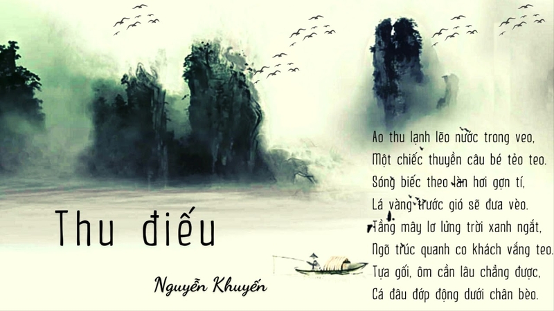 Thu Điếu (Nguyễn Khuyến)