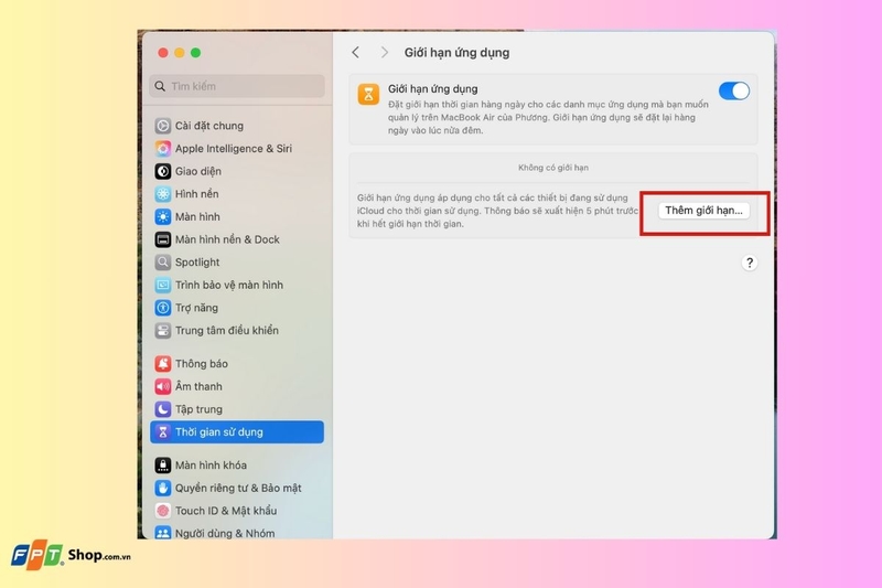 Thời gian sử dụng trên máy Mac (ảnh 12)