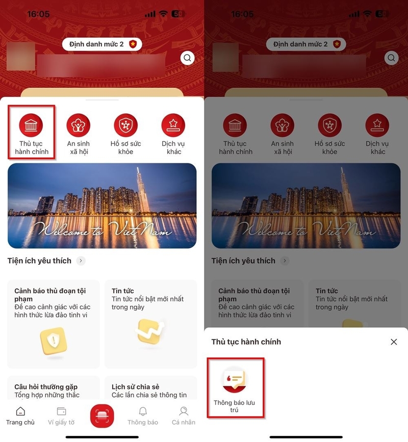 Cách thông báo lưu trú trên VNeID ảnh 2