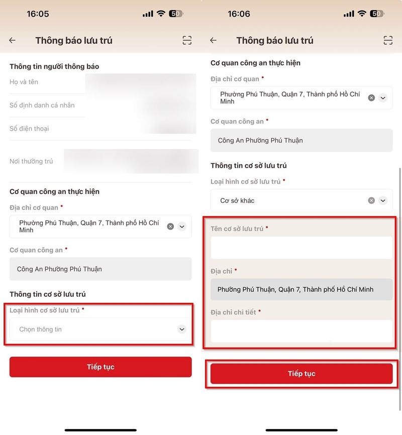 Cách thông báo lưu trú trên VNeID ảnh 4