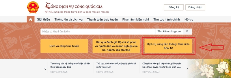 thủ tục làm giấy khai sinh online hình 3
